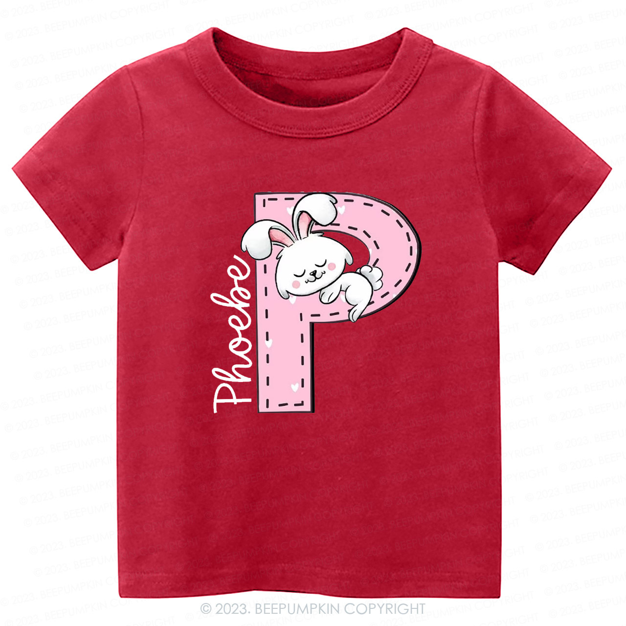 Custom Name Easter Bunny -Toddler Tees