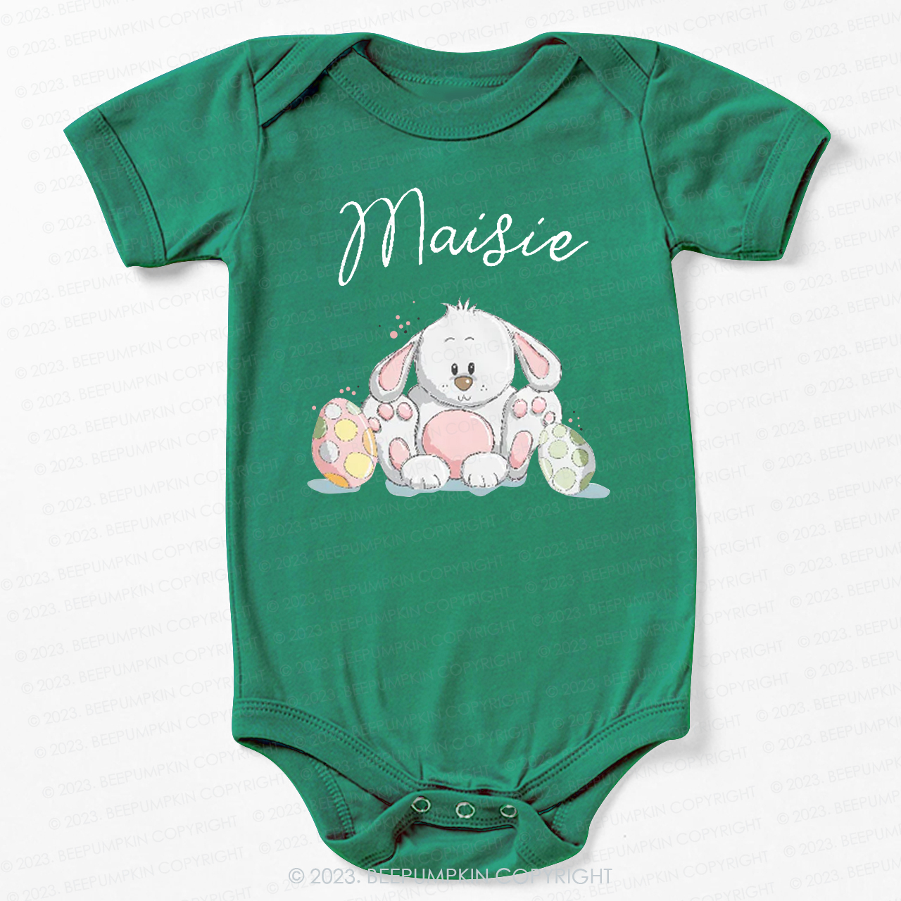 Easter Bunny And Eggs Bodysuit For Baby