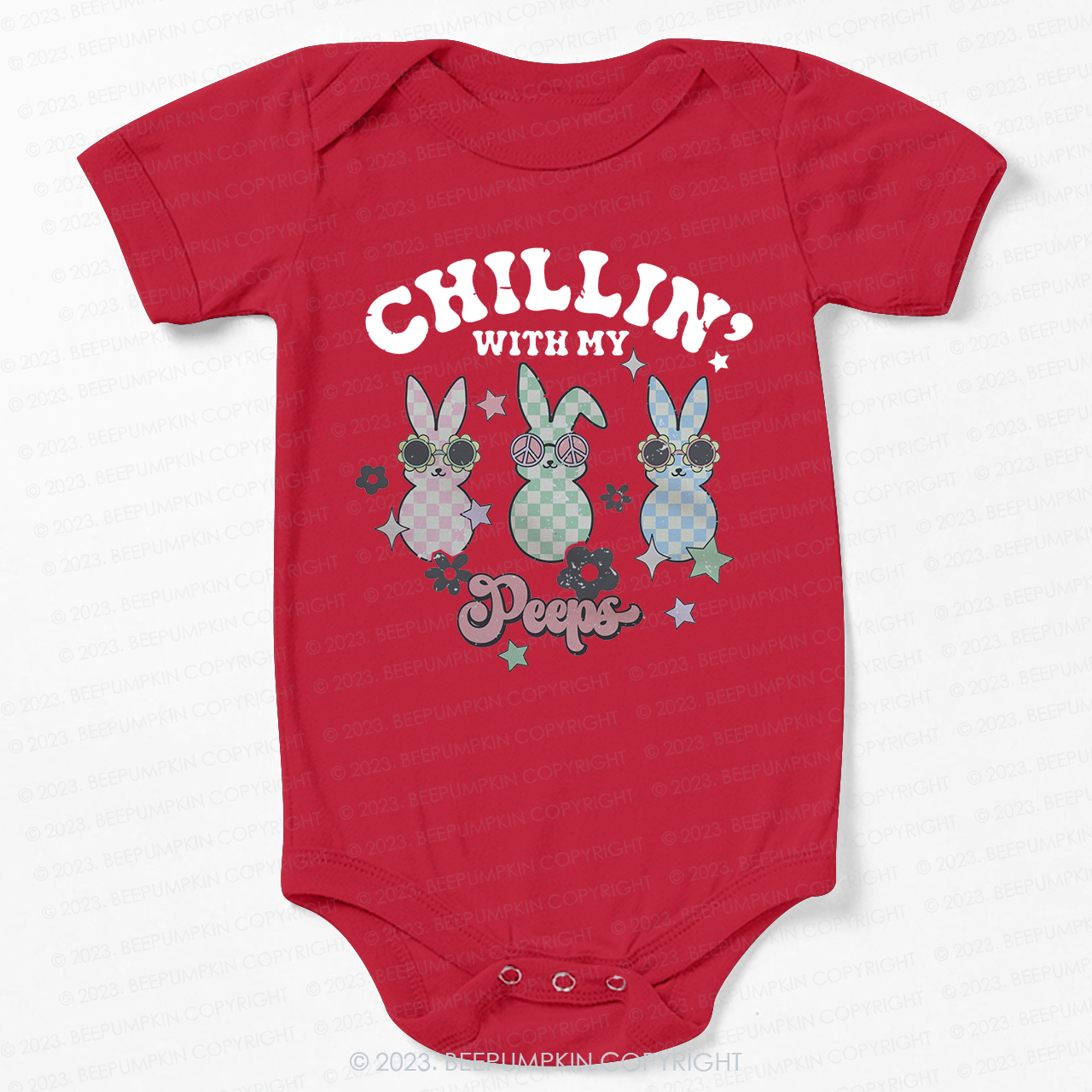  Chillin' with My Peeps Bodysuit For Baby