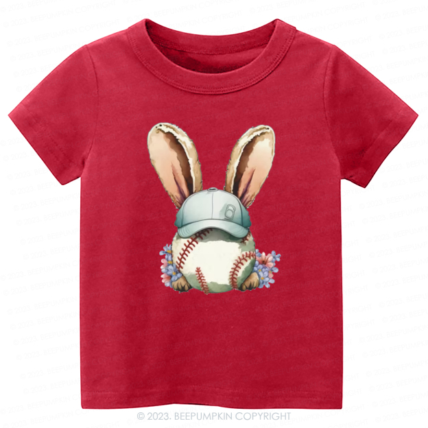 Easter Baseball Bunny  -Toddler Tees