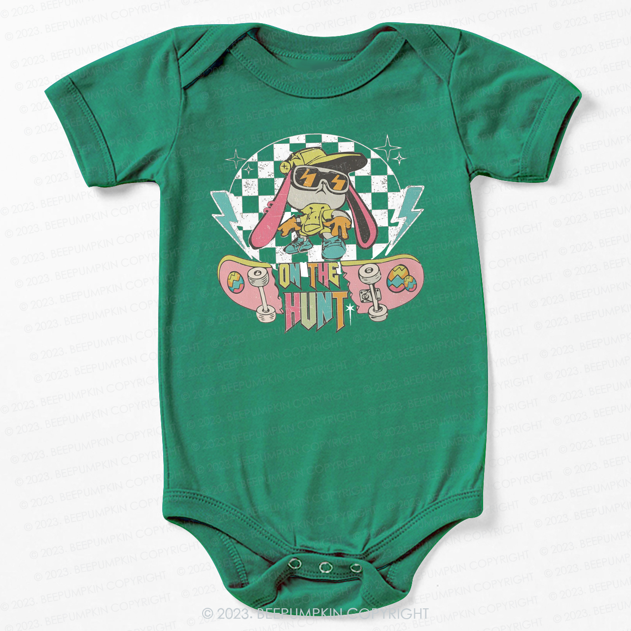 On The Hunt Kids Retro Bodysuit For Baby