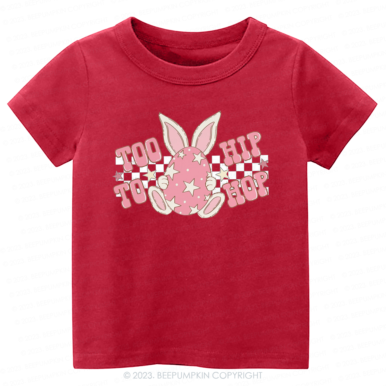 Too Hip To Hop Pink Kids-Toddler Tees