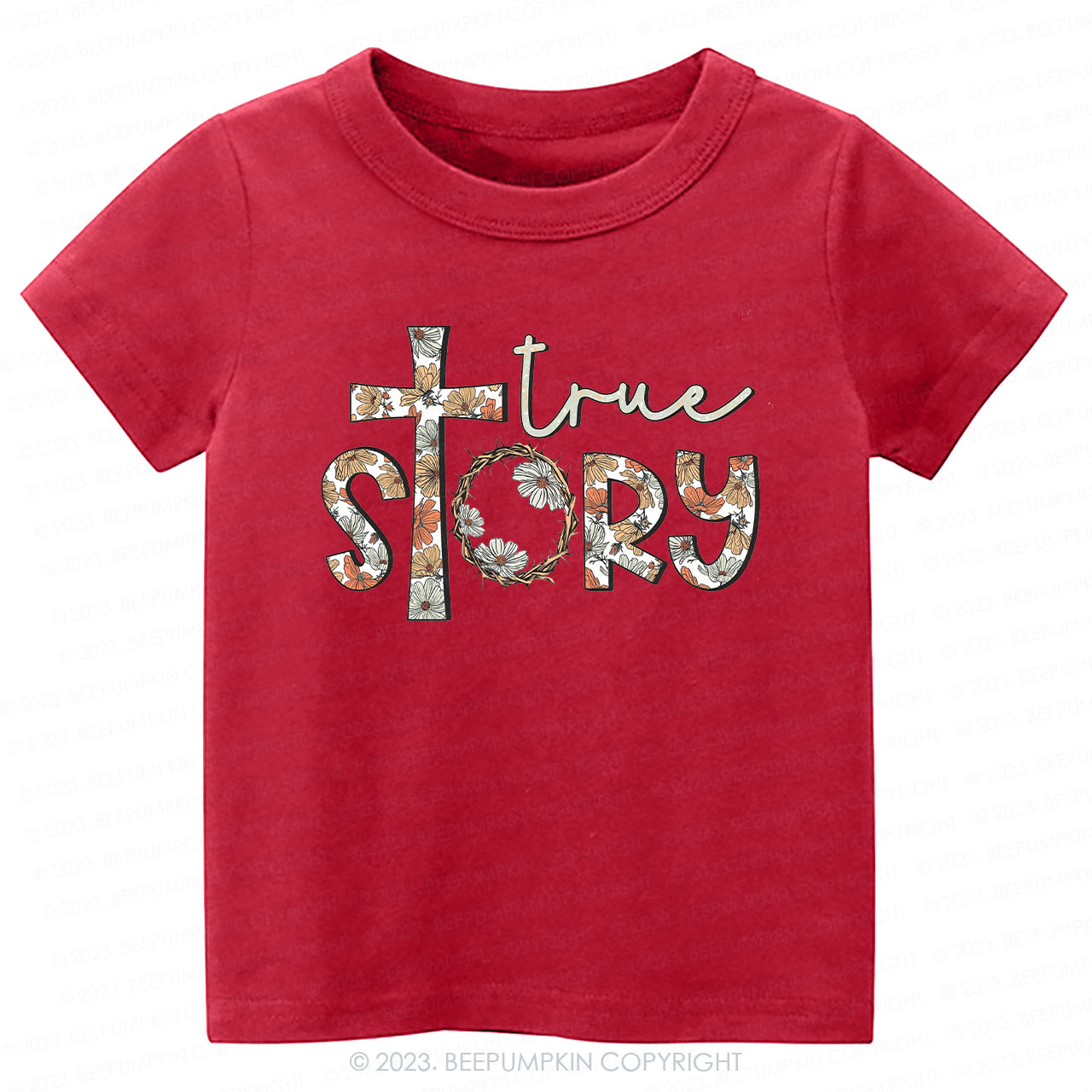 True Story Flowers Easter Toddler Tees