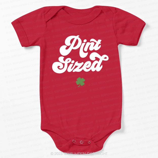 Pint Sized St.Patricks Day Bodysuit For Baby