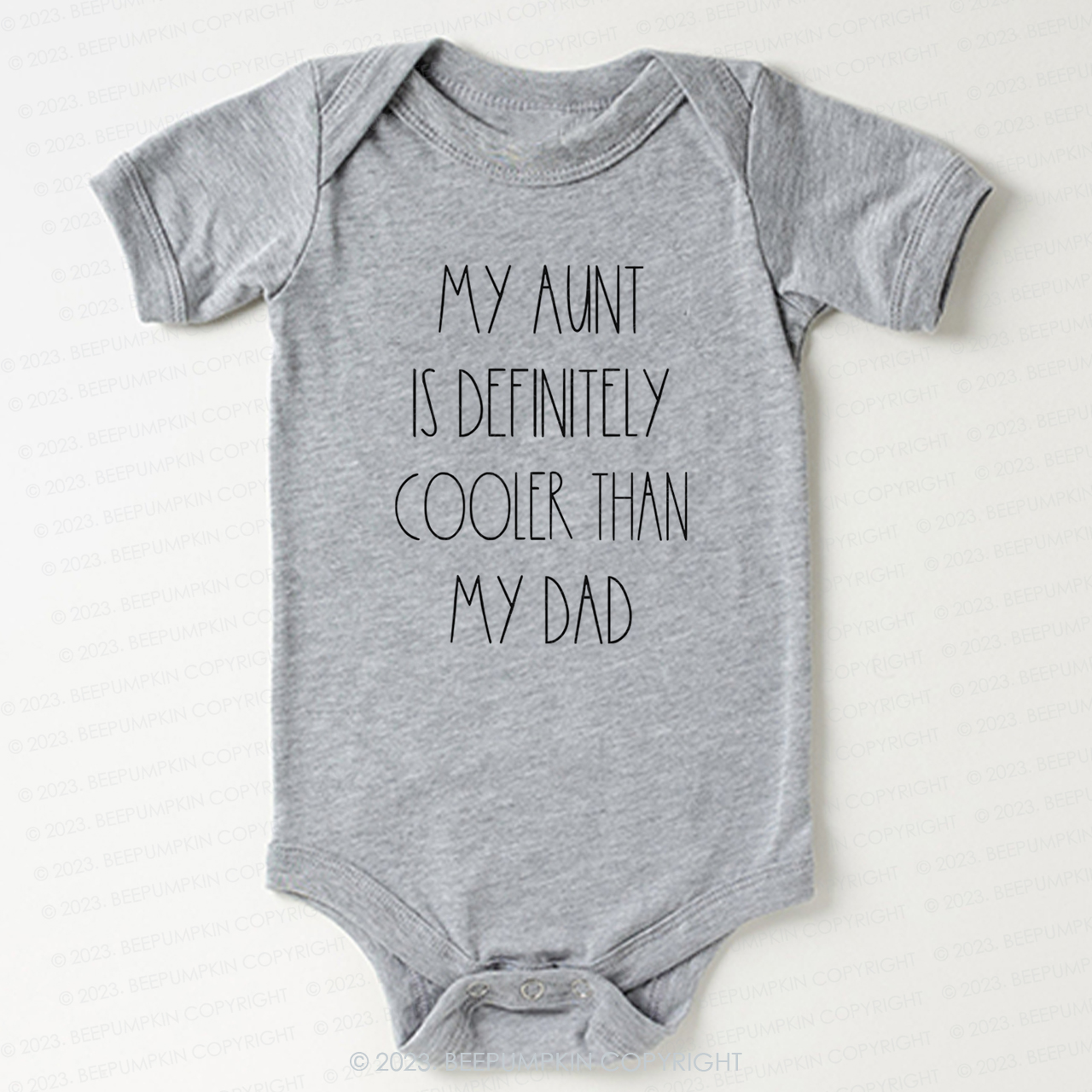 My Aunt Is Definitely Cooler Than My Dad Bodysuit For Baby