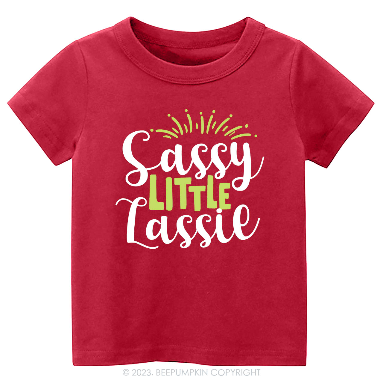 Sassy Little Lassie St.Patricks Day -Toddler Tees