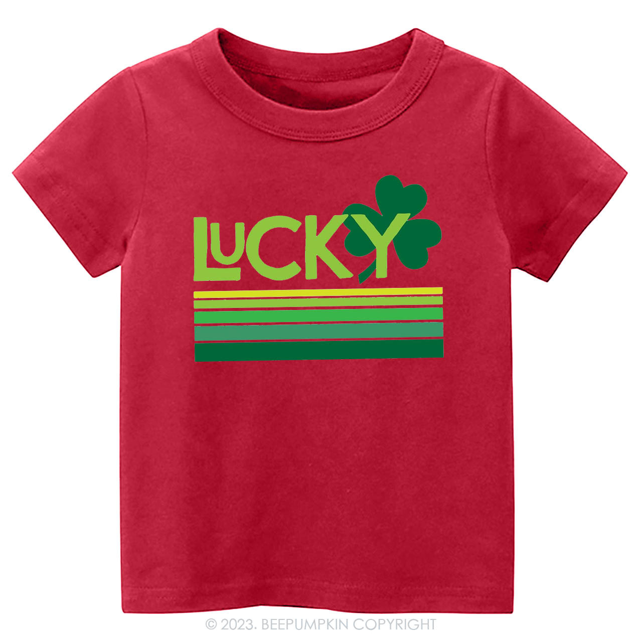 Pretty Lucky Clover St.Patricks Day -Toddler Tees