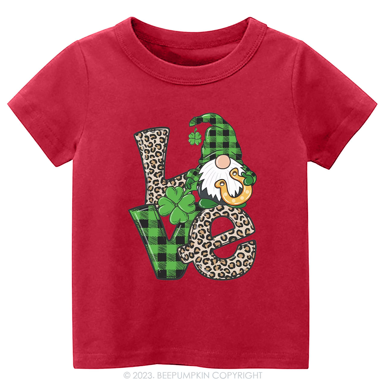 Love Gnomes St.Patricks Day -Toddler Tees