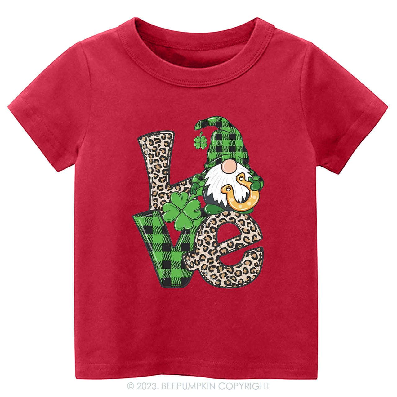 Love Gnomes St.Patricks Day -Toddler Tees