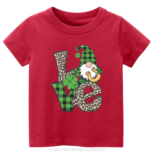 Love Gnomes St.Patricks Day -Toddler Tees