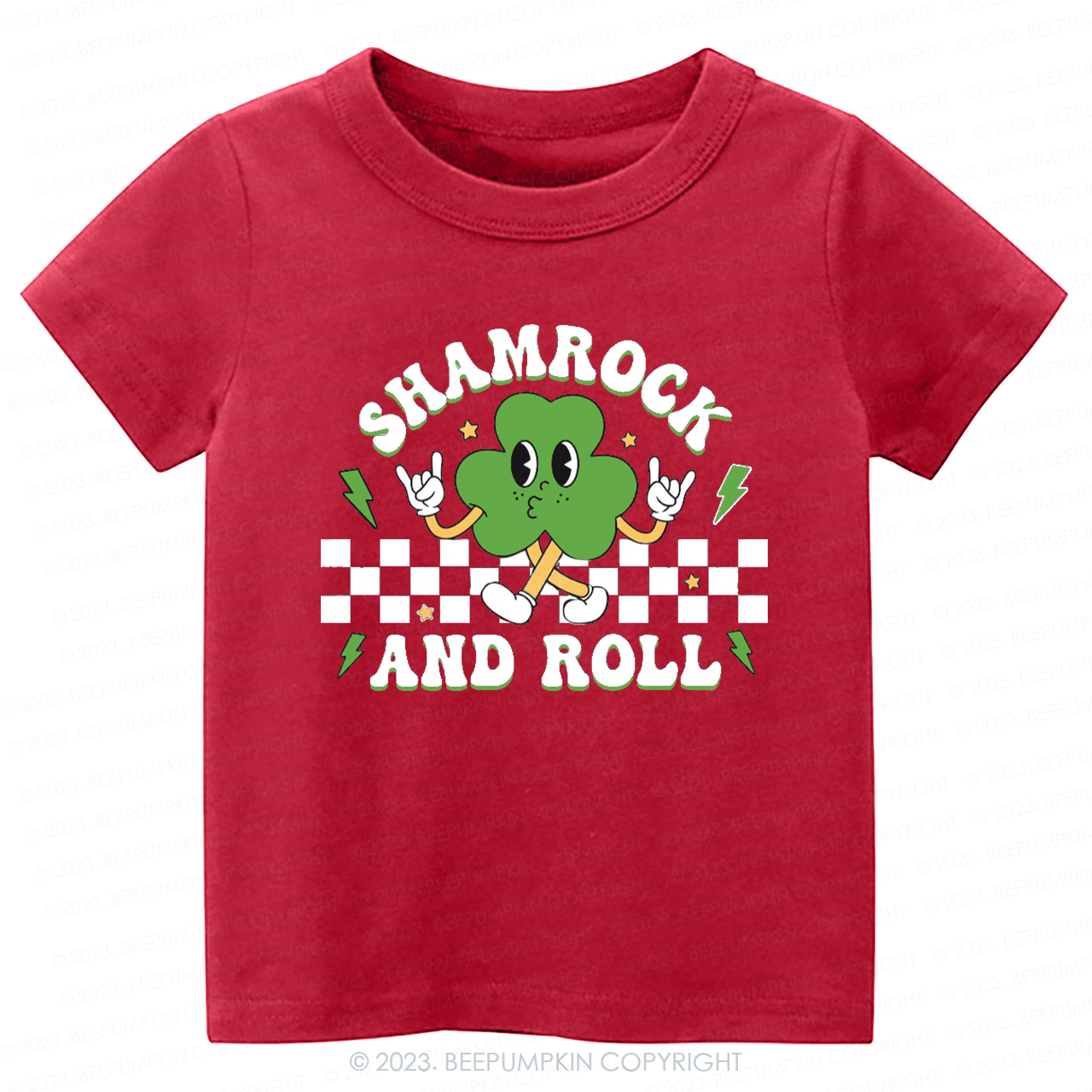 Shamrock And Roll St.Patricks Day -Toddler Tees