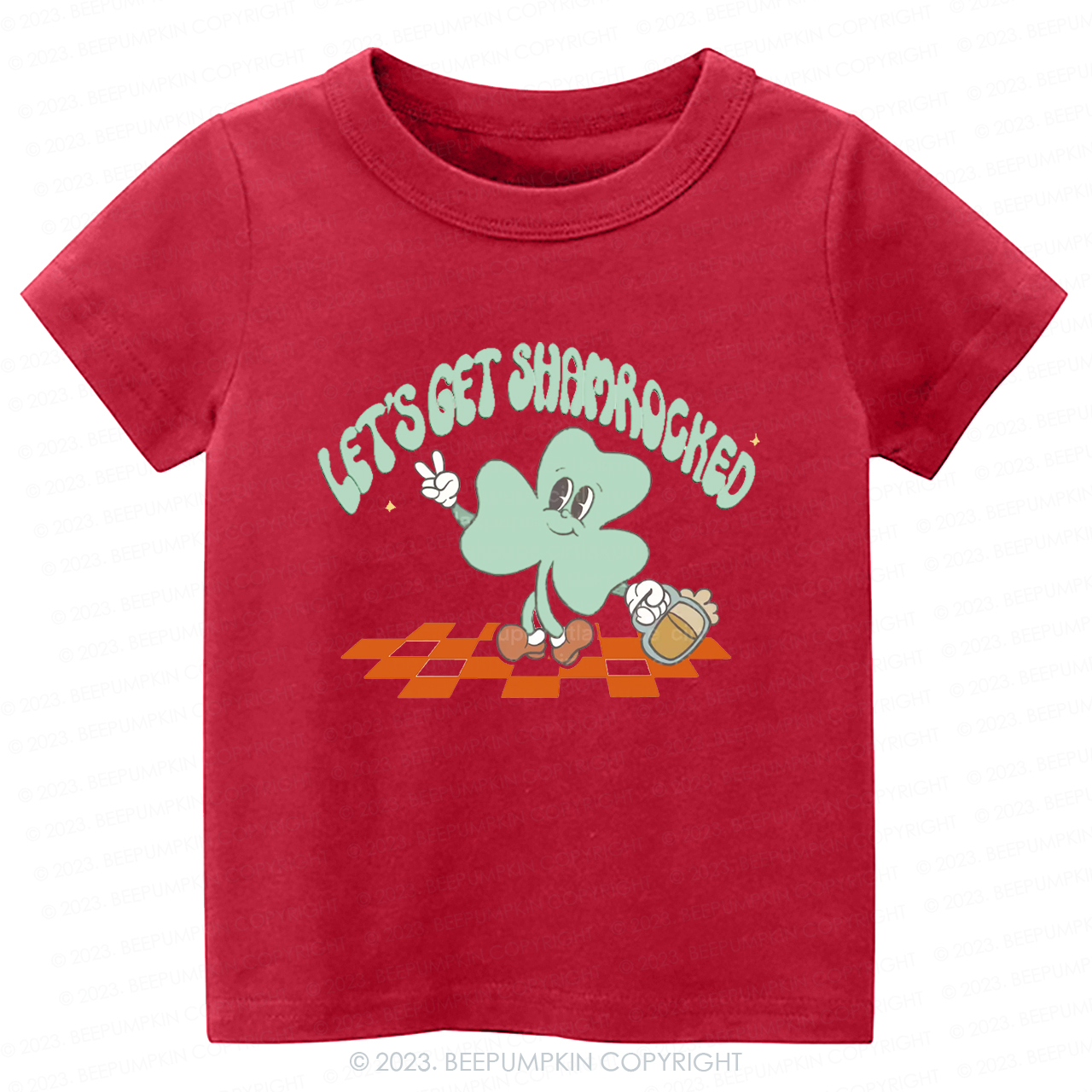 Let's Get Shamrock St.Patricks Day -Toddler Tees