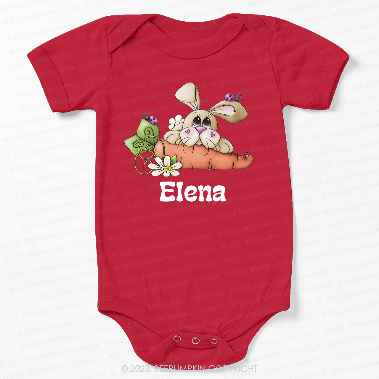 Bugs And Easter Cute Bunny Bodysuit For Baby