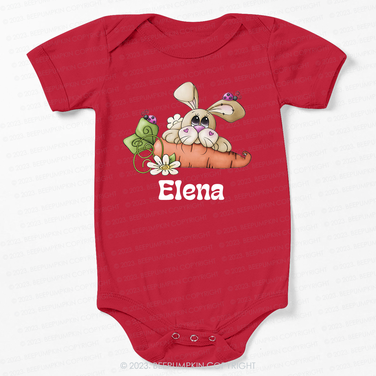 Bugs And Easter Cute Bunny Bodysuit For Baby