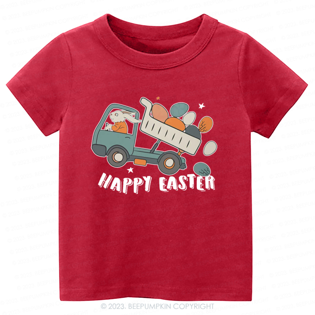 Easter Dumper Truck Construction-Toddler Tees