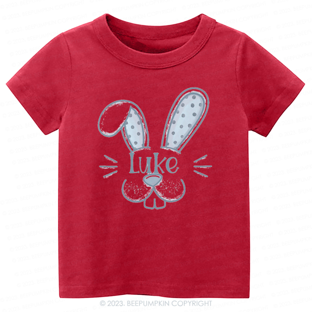 Custom Name Polka Dots Easter Boy -Toddler Tees