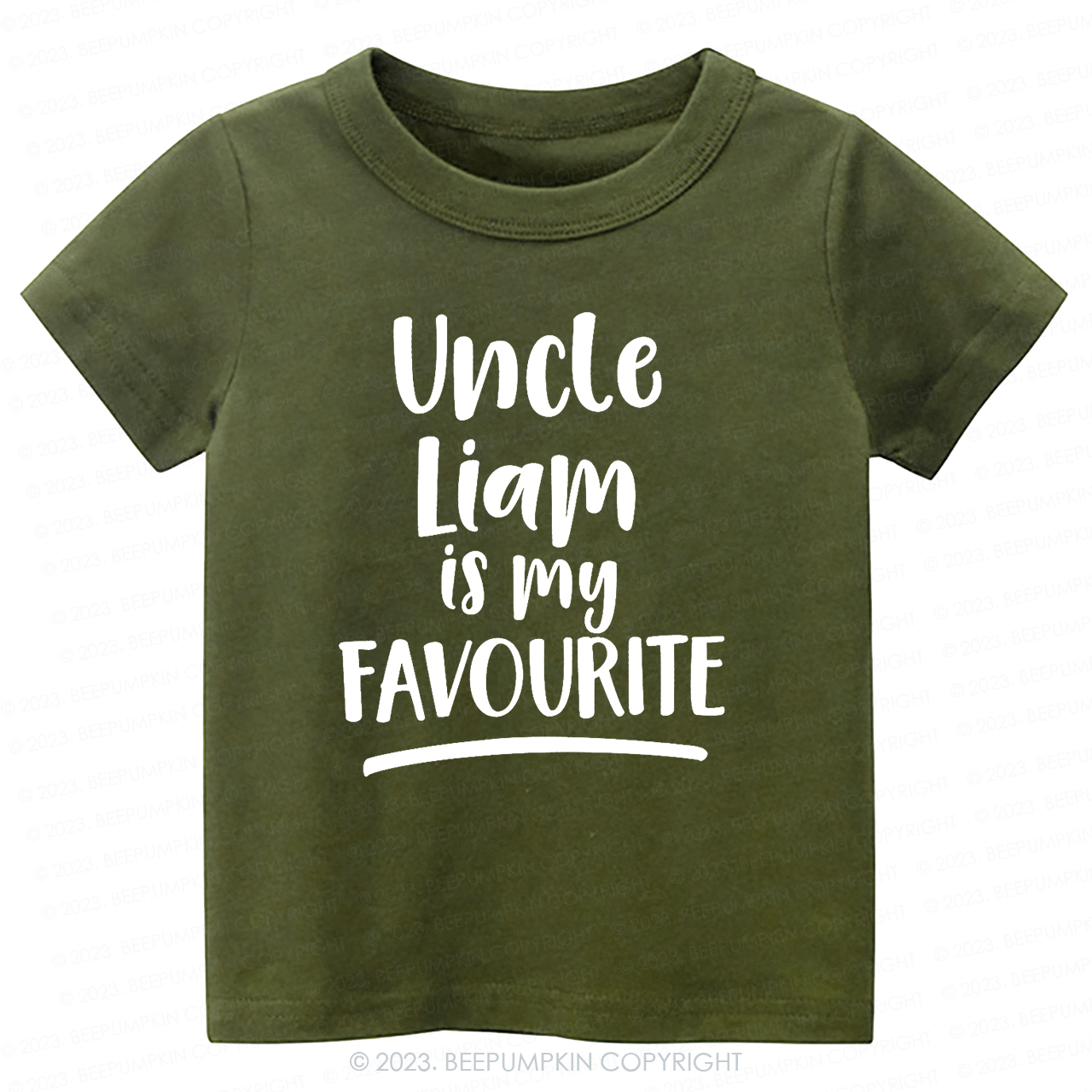 My Uncle Is My Favourite Personalised -Toddler Tees