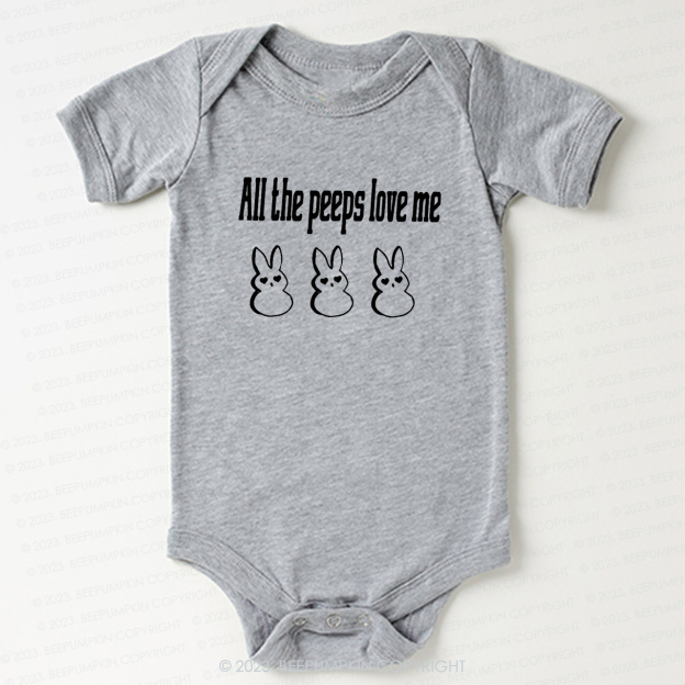 All the Peeps Love Me Easter Bodysuit For Baby