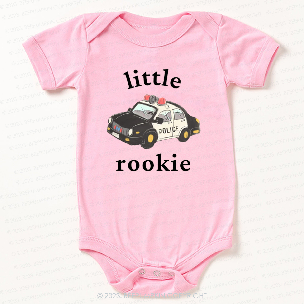Little Rookie Police Car Bodysuit For Baby