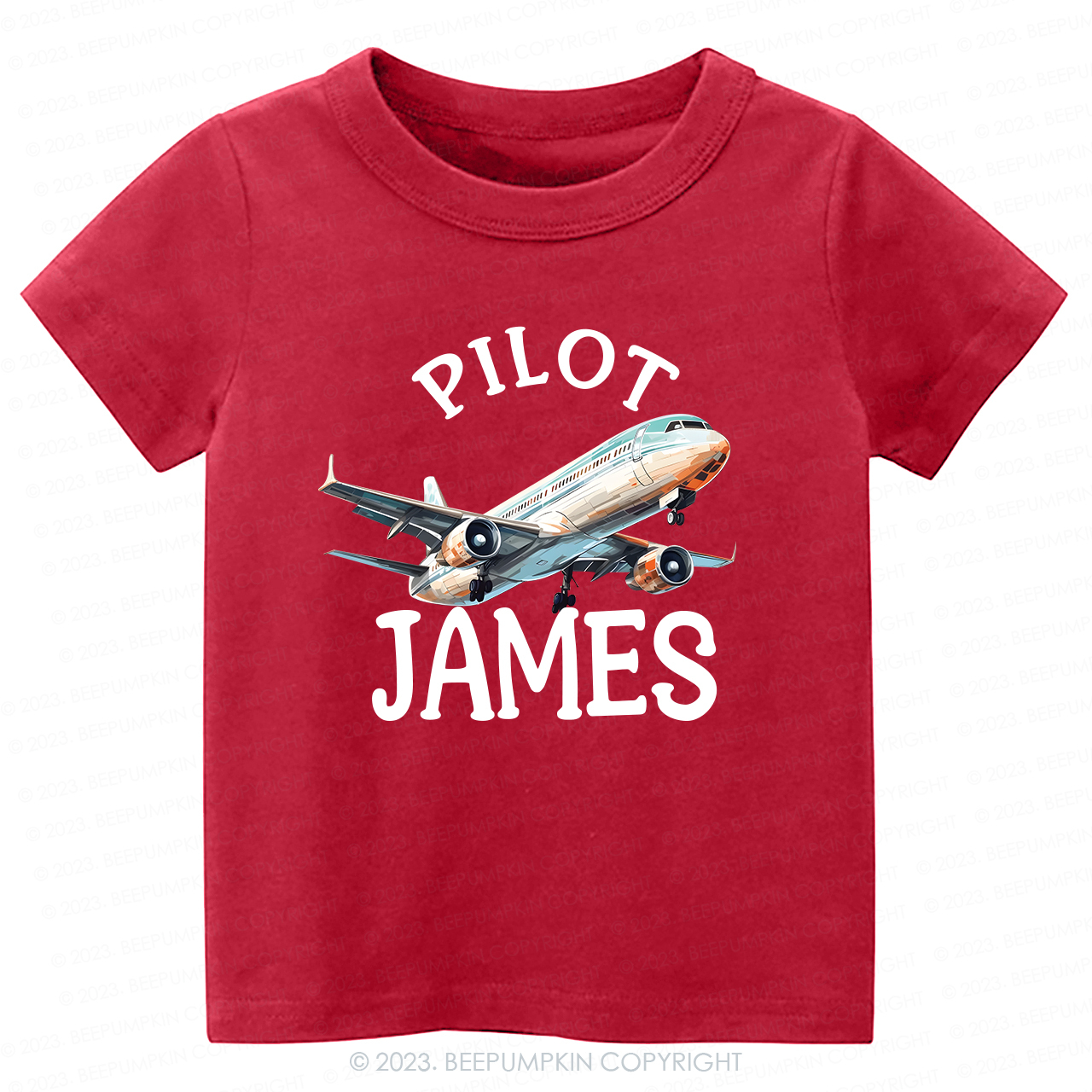  Custom Name Pilot -Toddler Tees