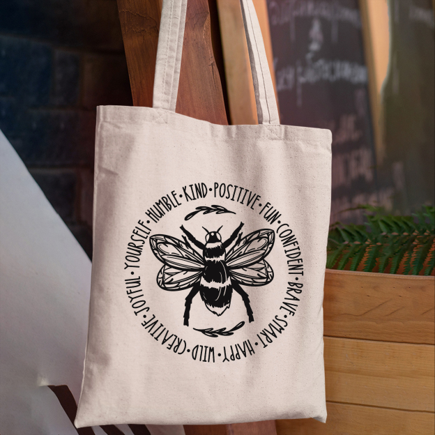 Bee Something Daily Tote Bag