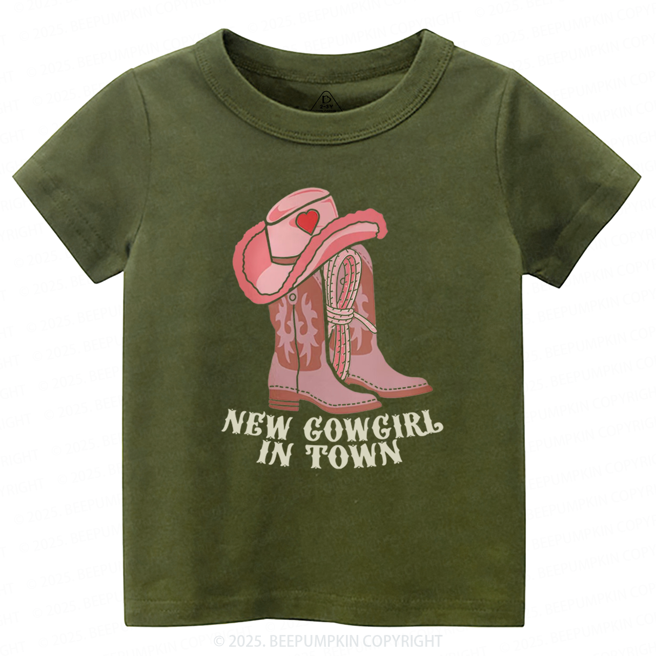 New Cowgirl In Town Toddler&Kid's Tees Beepumpkin
