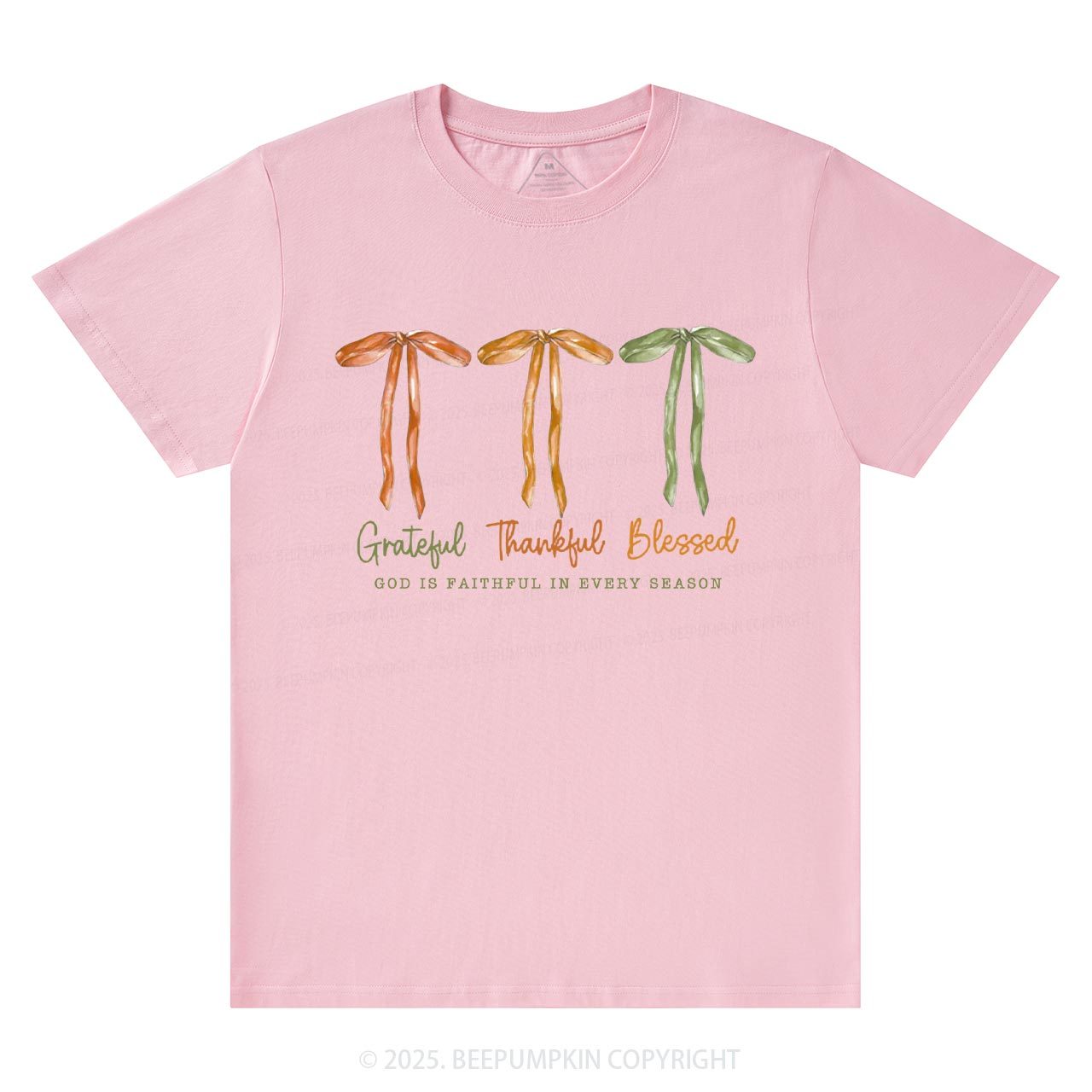 Grateful Thankful Blessed T-Shirts Beepumpkin