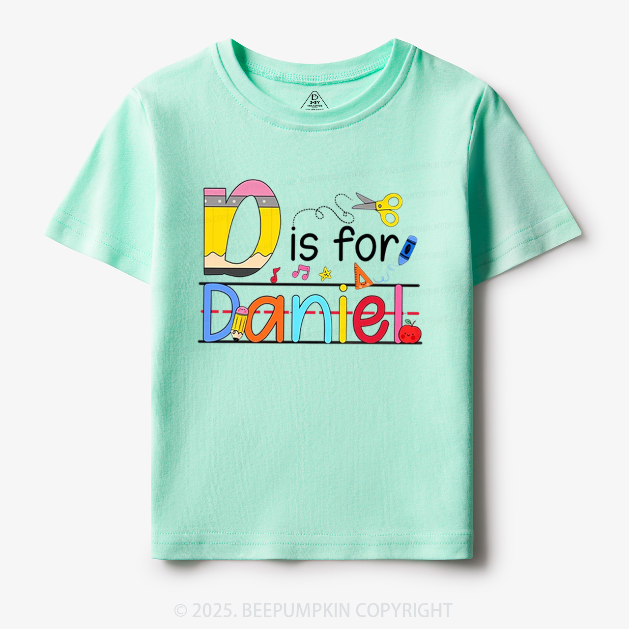 Personalized Interesting Kids Name Toddler&Kid's Tees Beepumpkin