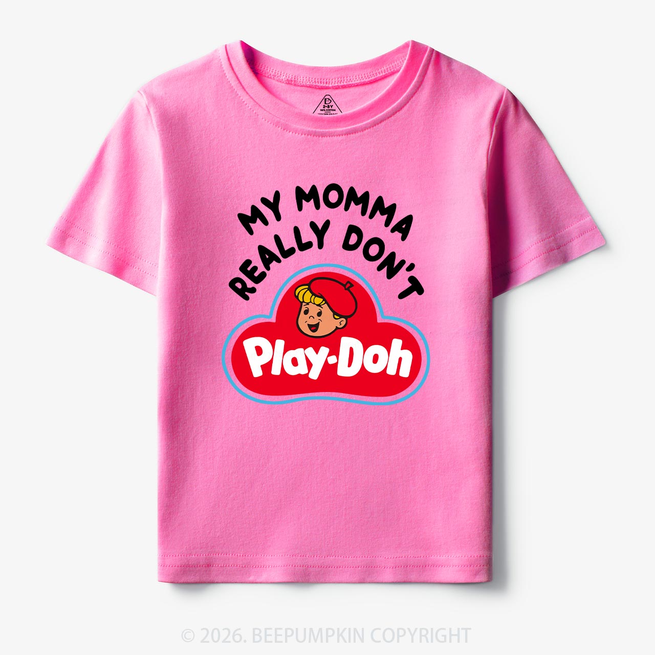 My Momma Really Don't Play-Doh Kids T-Shirt Beepumpkin