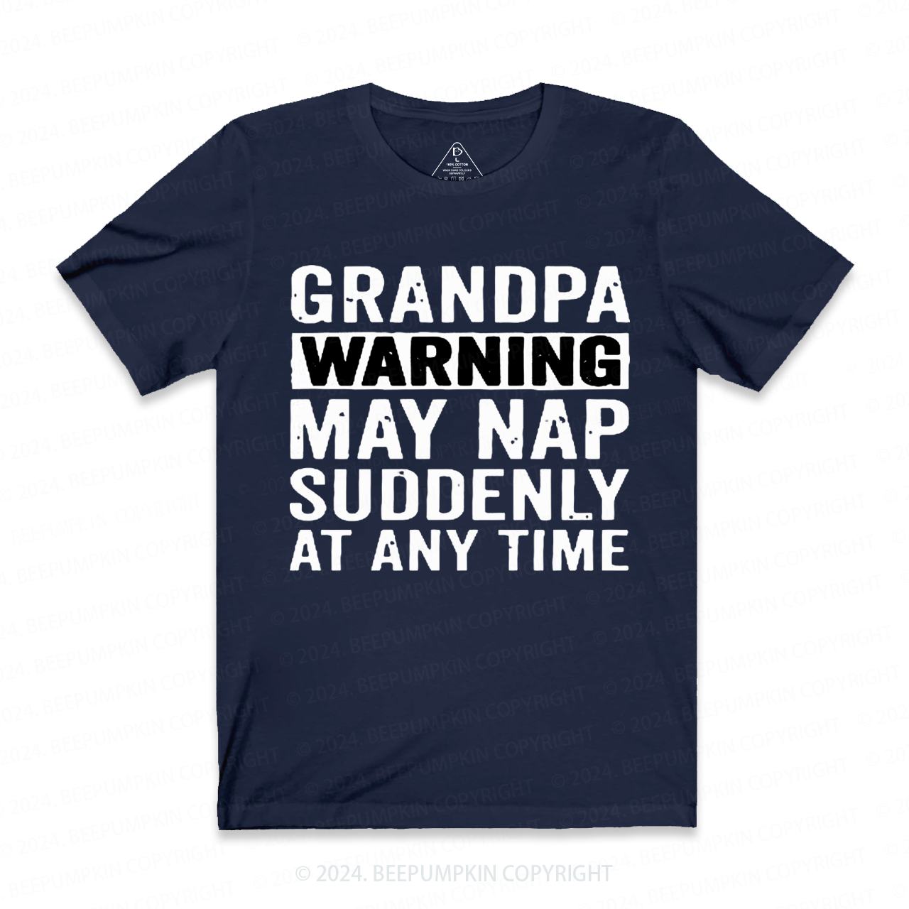 Grandpa Warning May Nap Suddenly At Any Time T-shirt