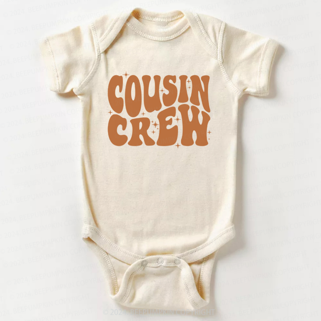 Boho Retro Cousin Crew Bodysuit For Baby 
