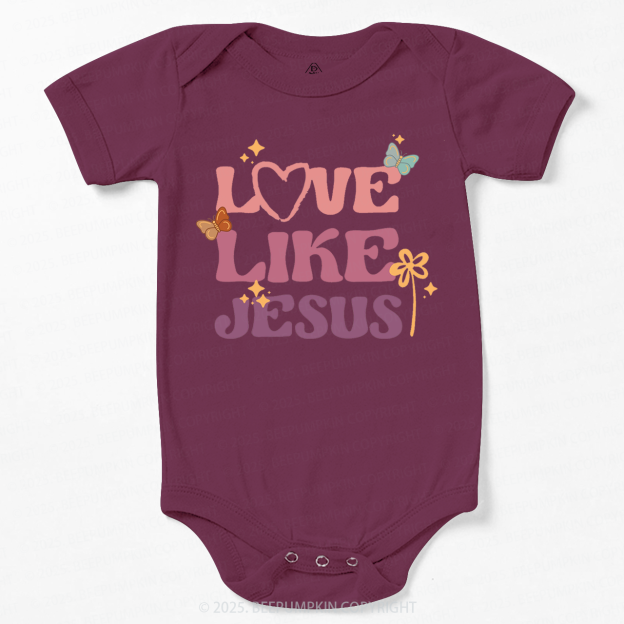 Love Like Jesus Bodysuit Beepumpkin
