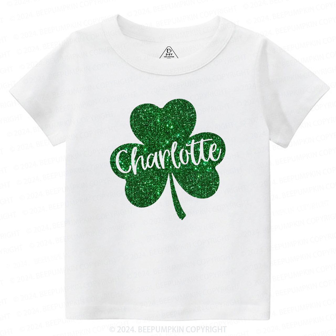 Personalized Name St Patricks Day Toddler Tees