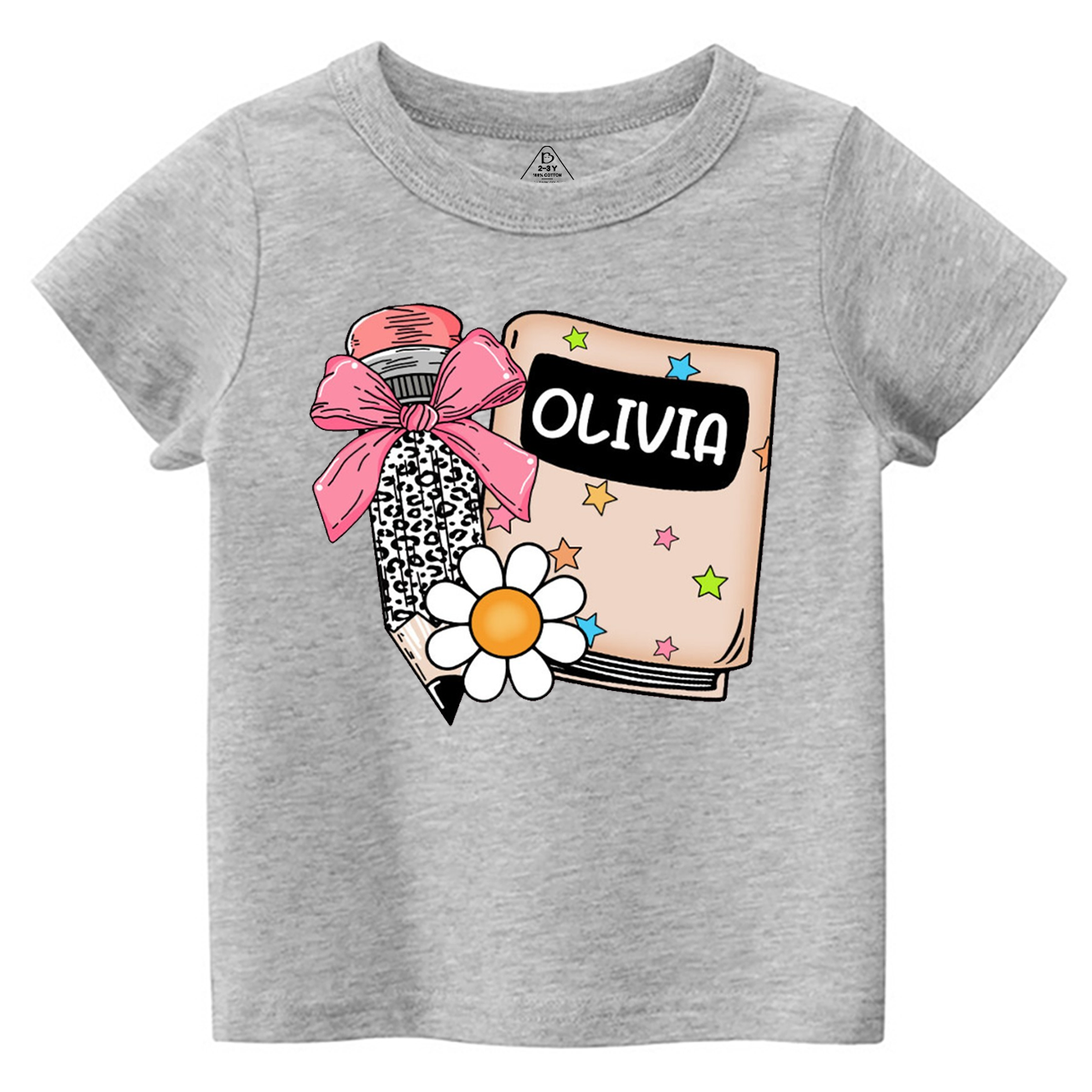 Personalized Name Back To School Toddler&Kid's Tees Beepumpkin 