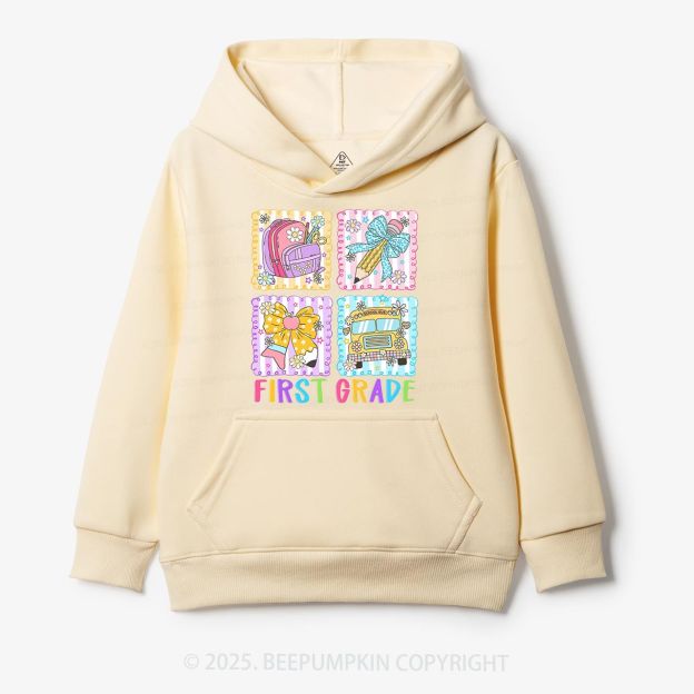 Learning Squares Kid's Hoodies Beepumpkin