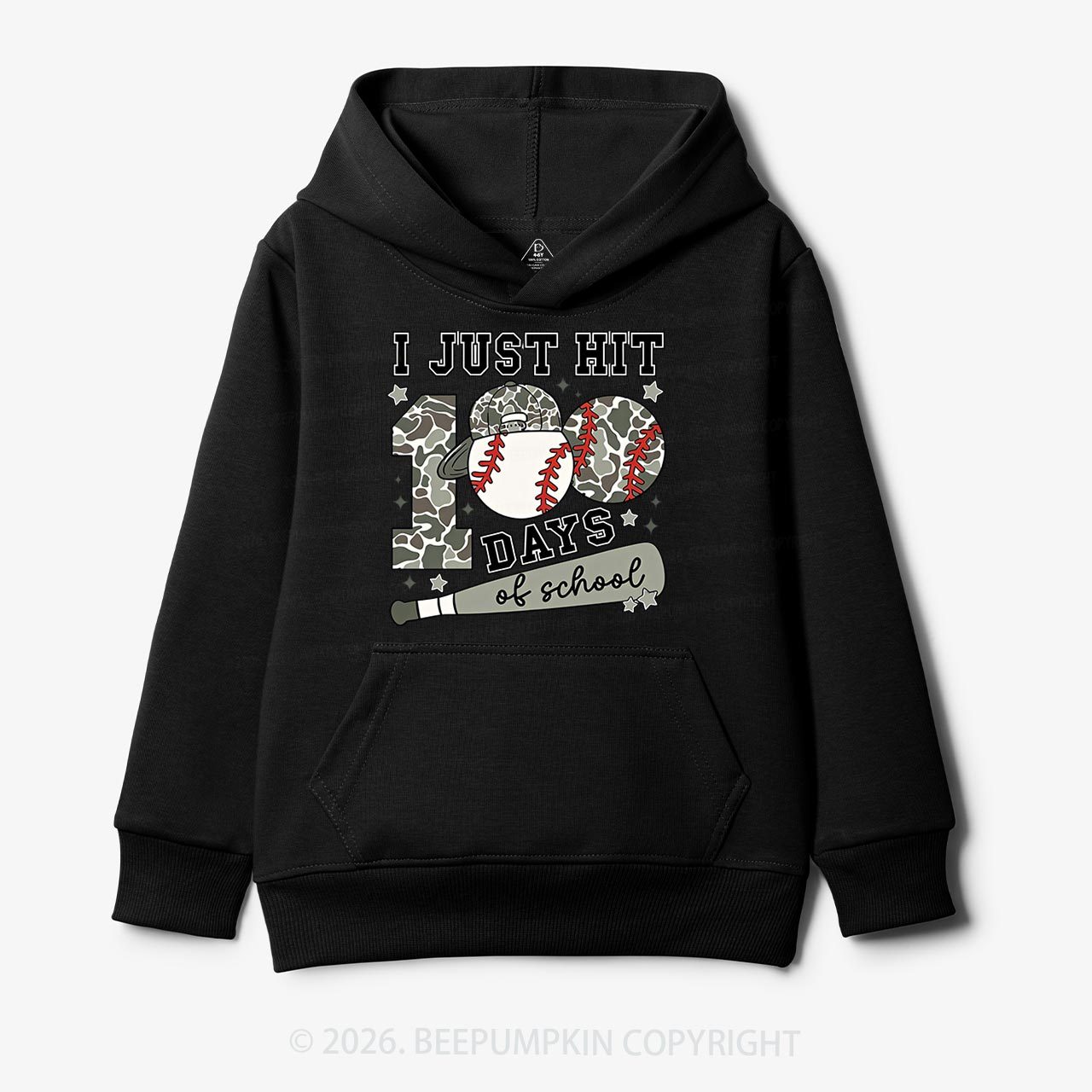 I Just Hit 100 Days Baseball School Toddler&Kid's Hoodies