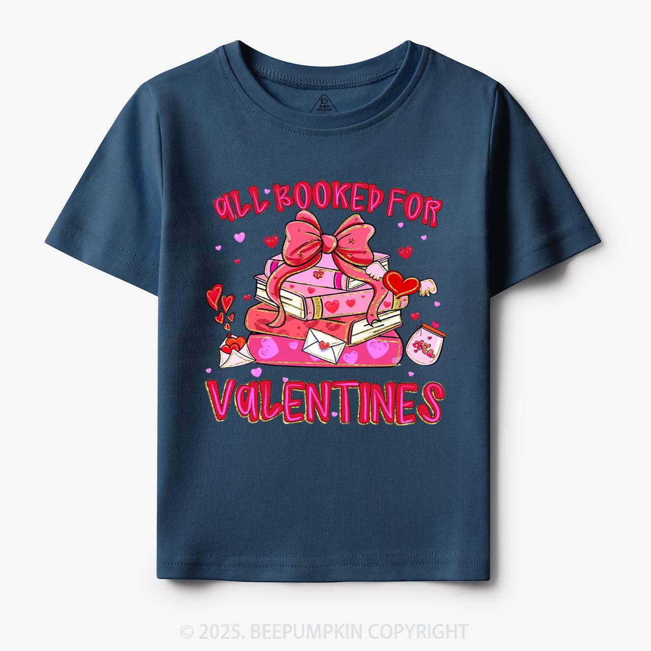 All Booked For Valentine's Day Toddler&Kid's Tees Beepumpkin