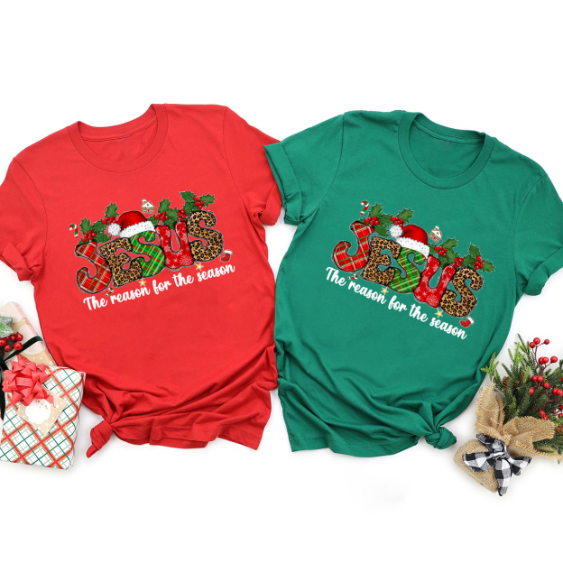 Reason For The Season Christian Christmas Family Matching Shirt