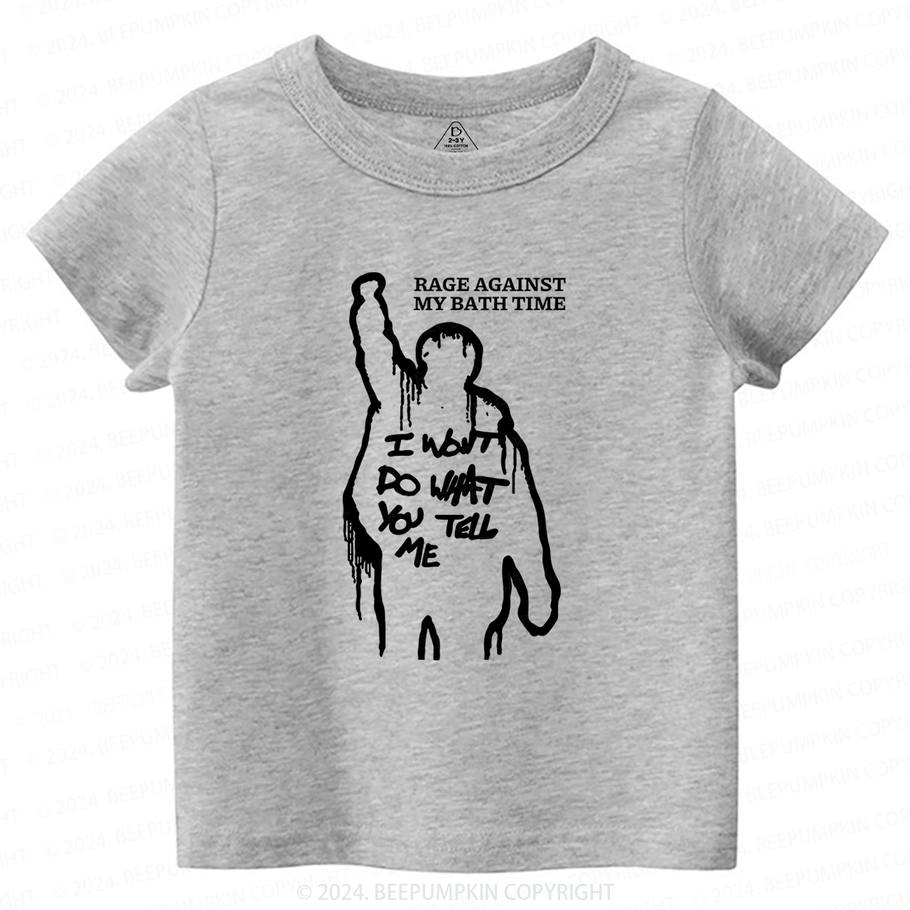 Rage Against My Bath Time Toddler&Kids Tees 7