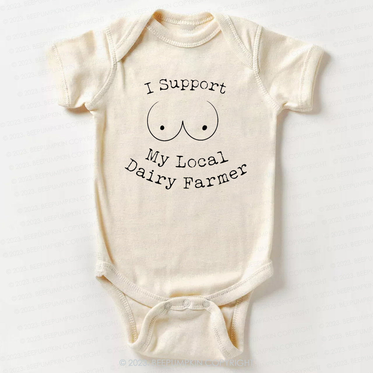 I Support My Local Dairy Farmer Bodysuit For Baby 7 Sale-Beepumpkin™