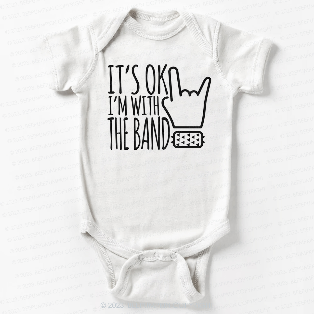 I'm With The Band Bodysuit For Baby