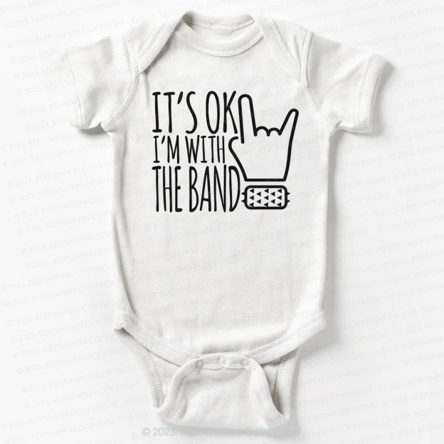 I'm With The Band Bodysuit For Baby