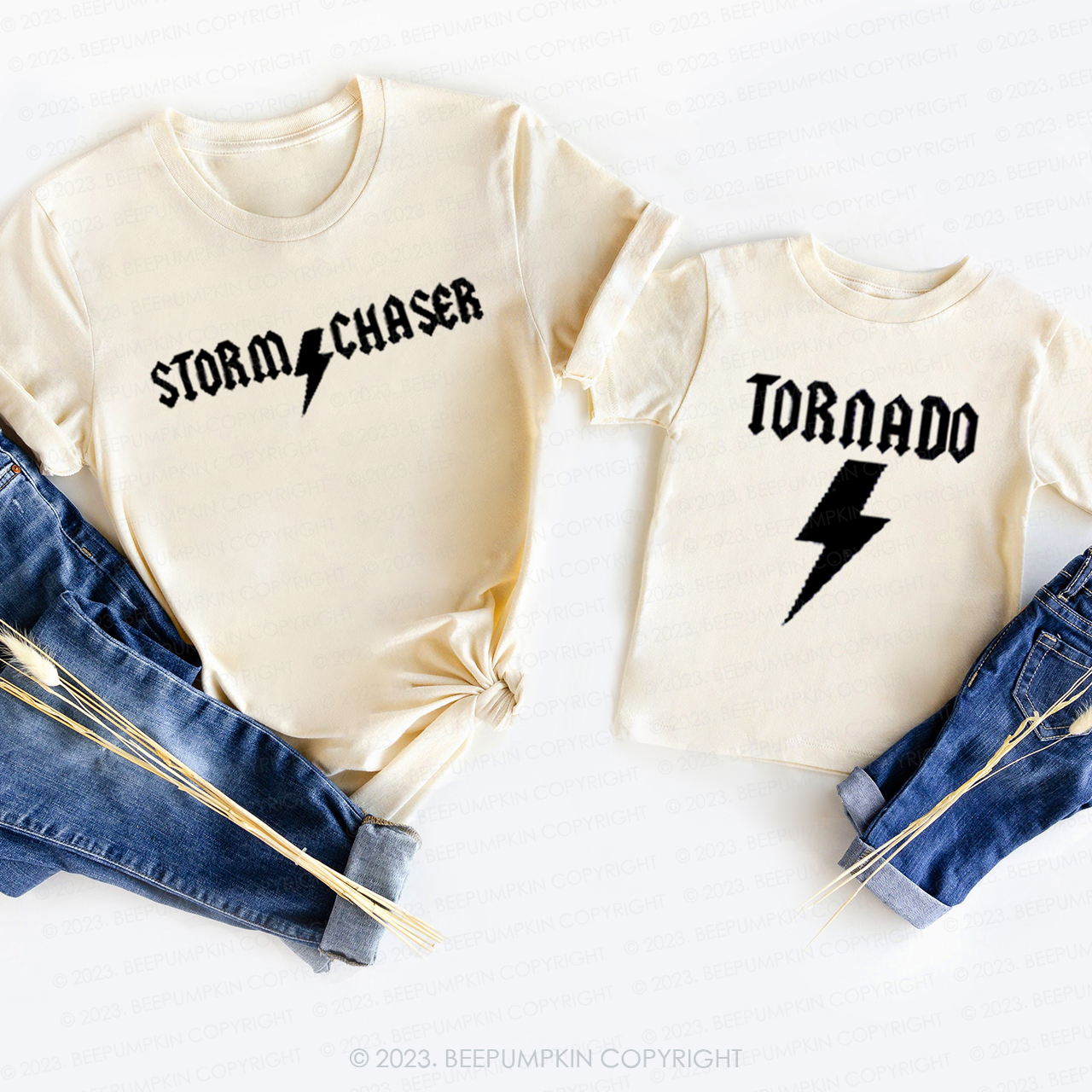 Tornado and Storm Chase T-Shirts For Mom&Me
