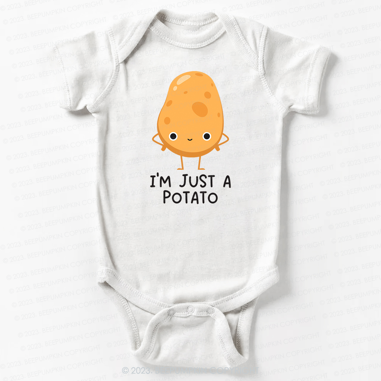 I'm Just A Potato Natural Bodysuit For Baby