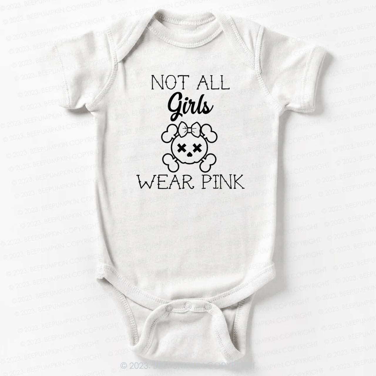Not All Girls Wear Pink Punk Bodysuit For Baby