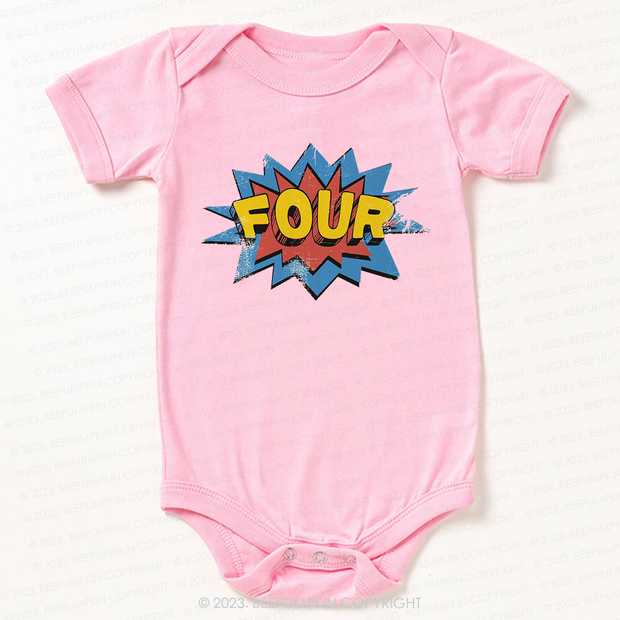 Birthday Age Natural Bodysuit For Baby