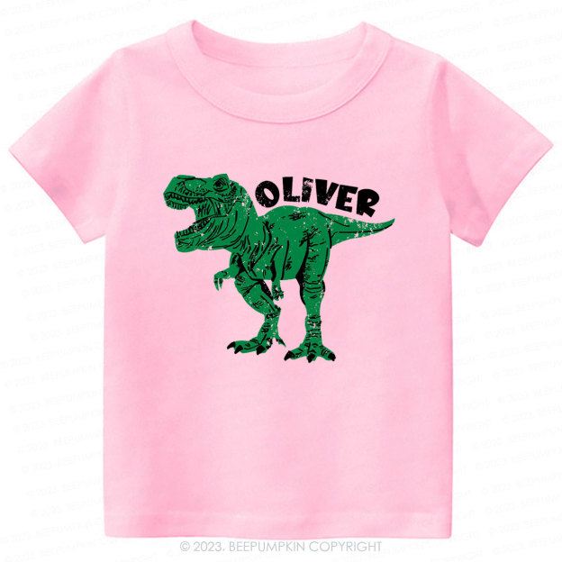 Personalized Dinosaur Kids Shirt