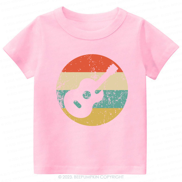  Retro Guitar Icon Kids Shirt