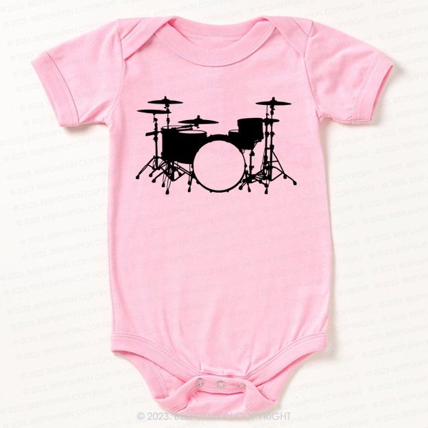 Drumset Music Bodysuit For Baby