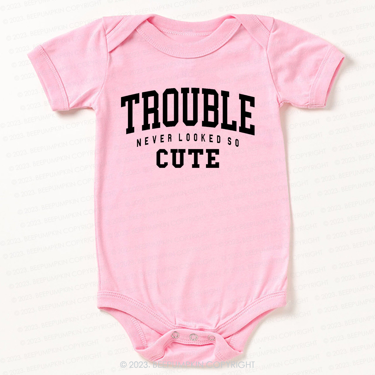 Trouble Never Looked So Cute Bodysuit For Baby